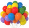 12 Zoll Luftballons Bunt,Regenbogen Latex Ballons für Partys Deko,60 Stück