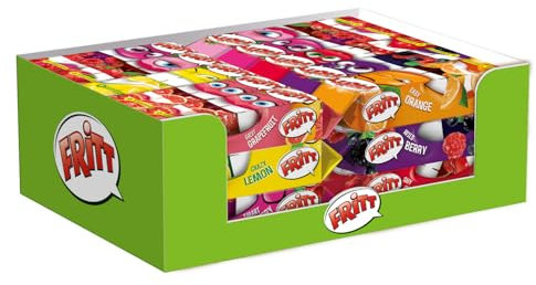 FRITT Frucht 30 x 70g, Kaubonbon-Streifen mit Vitamin C, in 7 leckeren & fruchtigen Geschmacksrichtungen