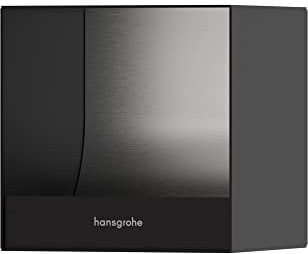 hansgrohe XtraStoris Original Support Papier Toilette, encastré, 150x140x150mm, 56065, Coloris: Noir Mat