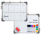 DOEWORKS Weekly Planner Magnetic Whiteboard, 40 x 30cm Whiteboard Wall Mounted, Double Sides A3 Dry Erase Hanging Board for Home School Office