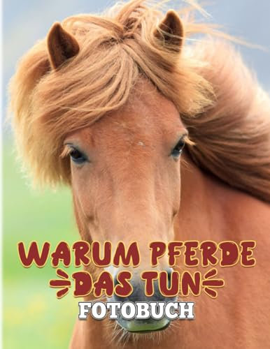 Warum Pferde das tun Fotobuch: Bilderbuch über Pferde mit 40 einzigartigen und hochwertigen Fotos im Inneren | Geschenke zur Dekoration und Entspannung