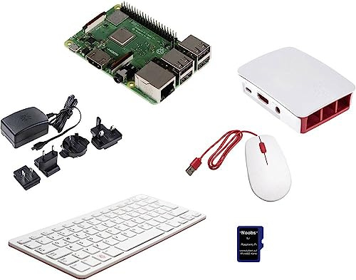 Raspberry Pi Desktop Kit 3 B 1GB 4 x 1.2GHz inkl. Tastatur, inkl. Maus, inkl. Noobs OS, inkl. Netz, D179702
