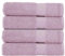 Sweet Needle 4er-Pack große Badetücher (70 cm x 140 cm) –100% Luxus-Baumwolle, Hotelqualität, sehr saugfähig für Badezimmer, Dusche, Strand und den täglichen Gebrauch (Lila)