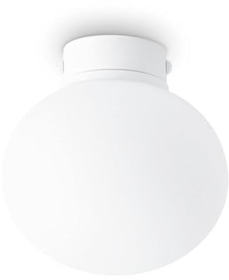 Ideal Lux COTTON Globe Deckenleuchte Weiß 13cm