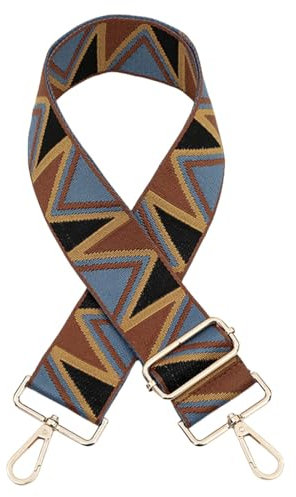 Traziewell Verstellbarer Schultergurt Umhängegurt Taschengurt Breiter Trageriemen Canva Riemen 5cm Längenverstellbarer für Taschen Breiter DIY Zubehör Handtaschen Umhängetasche 1921