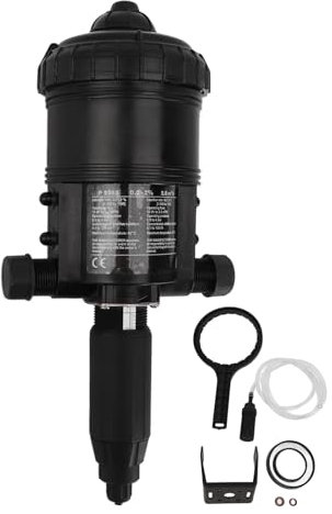 Enforose Adjustable Fertilizer Injector G3/4 Thread: Inline Drip Irrigation Fertilizer Injector for Garden Livestock (0.2 to 2%)