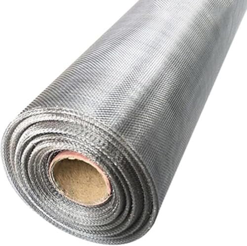 Edelstahl-Fenstergitterrolle, 304 gewebtes Fenstergitter, unsichtbares Drahtgeflecht, geschnittenes Stahlgitter für Fenster, Türen, Filter, 1,1 x 10 m