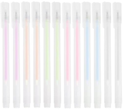 6 Pcs Glue Pen, Glue Pens for Crafting, Quick Dry Glue Pens Easy to Use Card Making Supplies for Scrapbook Card Notebooks Crafts Handmade Stationery Diy (12Pcs(B))