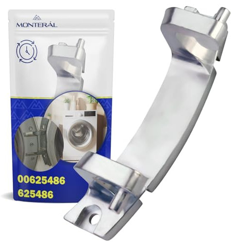 Bisagra para Puerta de Lavadora Tiene el Código Original 00625486 625486 para Bosch para Neff para Balay para Siemens varioPerfect iQ100 iQ300 Maxx ecoEdition Classixx - Garantía de 10 Años - MONTERAL