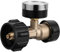 PHENOFICE Gasflaschen-Adapter Mit Manometer Propantank- Für Campingkocher Und Gasgrills Us-Standard- Ersetzt Alte Gastankadapter