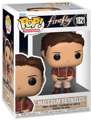 Funko POP! TV: Firefly - Malcolm Reynolds | Offizielles Sci-Fi Merch - Vinyl Sammelfigur als Regal Deko - Geschenkidee zum Geburtstag für Fans und Sammler