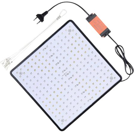 Toddmomy 1satz Hängende Pflanzenwachstumsleuchte Mit Kette Vollspektrum Pflanzenlampe Für Zimmerpflanzen Gemüse Und Garten Einfache Installation Farben Licht Für Optimale Photosynthese