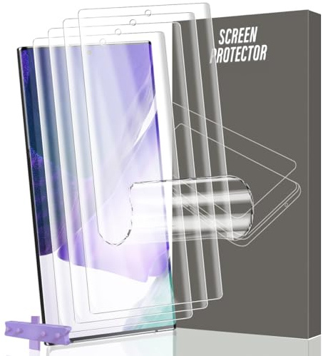 Gelaasso 4 Pièces Protection D'écran pour Samsung Galaxy Note 20 Ultra, Protection Film TPU Flexible, HD Clair Doux Transparent Film de Protection d'écran (pas en verre)