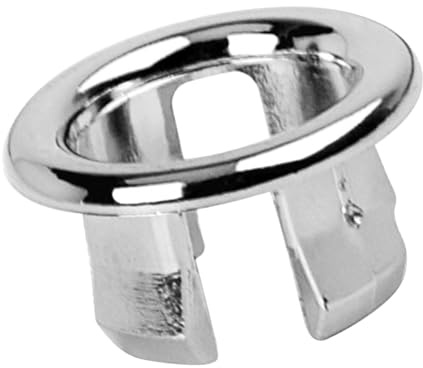 Couvercle de bonde de trop-plein pour salle de bain, couvercle de trop-plein d'évier - Enjoliveur de trou pour évier de lavabo, rond du trou de la couche do