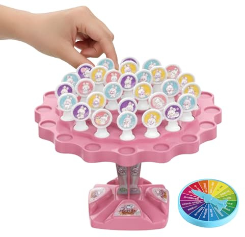 Générique Gleichgewichtsspiele für pädagogische Aktivitäten, stapelbar, Gesellschaftsspiel für Kinder – ideal für Geburtstagsfeier, Familienabend, Geschenk für, Mädchen, Erwachsene