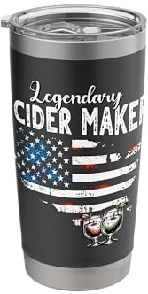 US Flag Cider Maker Stainless Steel Insulated Tumbler