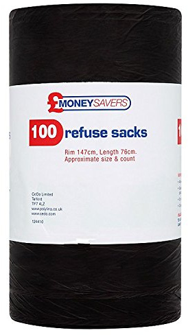 MoneySavers 100 Refuse Sacks