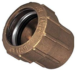 PE ROHR VERBINDER FITTINGS 32 mm Verschraubung aus Messing DVGW Trinkwasser (Messing, MS Verschraubung 1 IG)
