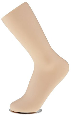 Tubayia Fuß Schaufensterpuppe Modell Schmuckständer Display Halter für Knöchelkette Schuhe Socken