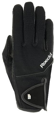 Roeckl Sports Reithandschuh Milano Winter, Freizeit Winter Handschuh, Schwarz 7.5