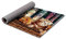 HomeLife Tappeto Cucina Antiscivolo Lavabile Made in Italy | Tappeto Passatoia al Metro PVC e Cotone con Stampa Colorata | Tappeto Cucina 160 cm in Vinile, Moderno e Decorativo Gatti nel Bosco