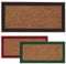 parpyon® Zerbino ingresso casa esterno Classico Piccolo CM 27X70 in Cocco Naturale con fondo ANTISCIVOLO Tappeto entrata per SCALINO tappeti moderni (CM 27X70, Bordo-1M)