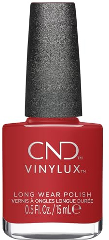 CND Vinylux Longwear Red Nail Polish, Gel-like Shine & Chip Resistant Color, Soft Flame, 0.5 fl. oz