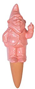 FISURA - Selbstbewässerung für originelle Pflanzen, automatische Bewässerung mit lustiger Form, Gießkanne für Zimmerpflanzen, Fassungsvermögen 100 ml, Material: Terracotta (Rosa)