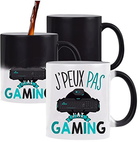 Planetee Mug Magique J'peux pas Gaming | Tasse Humour