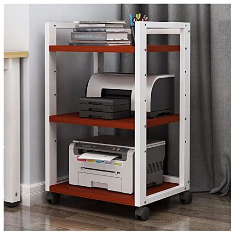 Computerturmständer, CPU-Ständerwagen Zentralprozessor Stand 3-Layer-Desktop-Bodenständer-Drucker-Speicher-Rack-Büro-Seitenschreibtisch-Stand-PC-Stand-Desktop-Stand Passend für die meisten PC-Tower-St