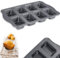 Stampo per 8 Mini Plumcake, Mini Cake Torte Mousse, 36x24x4 cm. Forme Antiaderente da Cucina, teglia da Forno