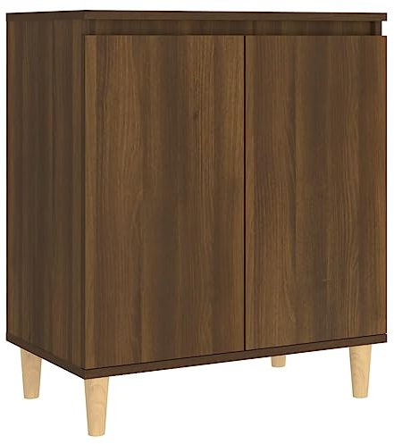 vidaXL Sideboard Kommode Anrichte Schrank Beistellschrank Mehrzweckschrank Standschrank Wohnzimmer Flur Braun Eichen-Optik 60x35x70cm Holzwerkstoff