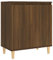 vidaXL Sideboard Kommode Anrichte Schrank Beistellschrank Mehrzweckschrank Standschrank Wohnzimmer Flur Braun Eichen-Optik 60x35x70cm Holzwerkstoff