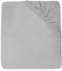 Spannbettlaken, 60 x 120 cm, Jersey, Soft Grey und Storm Grey, 2 Stück Jollein