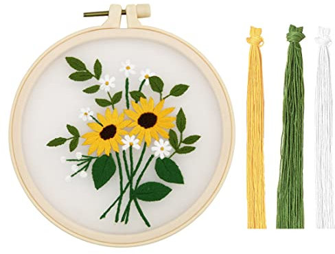 XPEX sticken set erwachsene,stickset,sticken für anfänger,sticken,stickset für anfänger,embroidery kit,Einfach und leicht zu erlernen, genießen Sie den Herstellungsprozess, perfekt für Anfänger-C