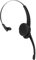 Bluetooth Telefon Headset Einohr Headset mit Drehbarem Noise Cancelling Mute Mikrofon, Business Kopfhörer mit Gepolsterten Ohrpolstern und Flexiblem Kopfbügel für Büro, Zuhause