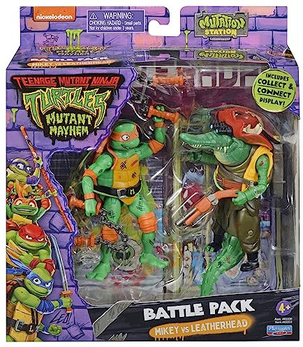TEENAGE MUTANT NINJA Michelangelo gegen Leatherhead
