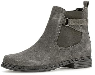 Gabor Damen Chelsea Boots | Frauen Stiefeletten | Wechselfußbett | Best Fitting | uebergangsschuhe | uebergangsstiefel | warm | Pepper | 39 EU - 6 UK