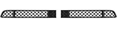 BLNETU Griglie paraurti Anteriore per Jeep per Renegade 2019-2022 Griglia Anteriore Decorazione A Rete Copertura Trim Parti Esterne per Auto Cromo Styling Griglia dell'auto (Color : Nero)