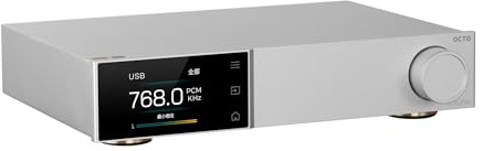 TOPPING D70 Pro OCTO DAC – 8x CS43198 Bluetooth 5.1 LDAC Aurora UI Farbdisplay RCA- und XLR-Ausgang HiFi-Decoder mit Fernbedienung
