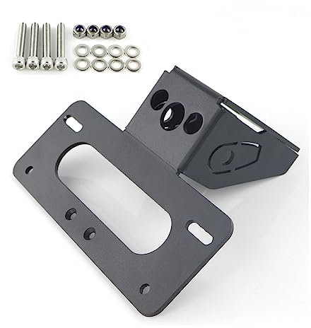 mot Motorcycle Compatible With Fender Eliminator Kit Compatible with KAWASAKI Z650 Ninja 650 2017-2023 Rear Tail Tidy Number License Plate Frame Holder