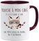 Cadeau Collègue De Travail |Touche à mon Café et je te Claque | Mug Cadeau Collègue De Travail | Idée Cadeau Mug Humour pour Collègue (Bordeaux)