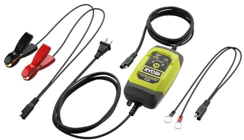 RYOBI - 2 Amp Battery Charger and Maintainer - AC0i2001, Small, Yellow