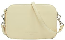 Liebeskind Berlin Umhängetasche Luka – Cross-Body Bag aus Leder mit verstellbaren Schulterriemen – kleine Schultertasche, Fächer mit Reißverschluss – Shoulder Bag, 14.5 x 20.5 x 7 cm,Lemonade