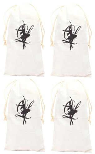 BELLIFFY 4stücke Teiliges Tanzschuh Aufbewahrungstasche Atmungsaktivem Umweltfreundlichem Canvas Für Ballett Und Tanzschuhe Langlebig Und Kratzfest Perfektes Accessoire Für Tänzerinnen