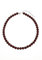 Leslii Damen-Kette Reflective Pearl kurze Perlen-Kette Magic 3D-Effekt Ø 10mm Collier (Dunkelrot)