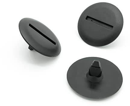 VVO Fasteners- Clip Nere in Plastica. Per Minigonna laterale, Rivestimento del sottoporta. Compatibile con Mercedes-Benz A-Class, C-Class, E-Class, GLA-Class, CLA-Class, B-Class, (10 pezzi)