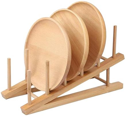 Rukjmqi Puzzle Rack - Wooden Puzzle Stand for Toddler | Puzzle Organizers and Storage, Flexible Kids Puzzle Shelf for Puzzles Craft Collection Lovers