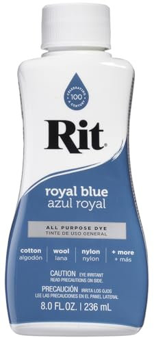 Rit - Tinte líquido multiusos azul real, 236 ml