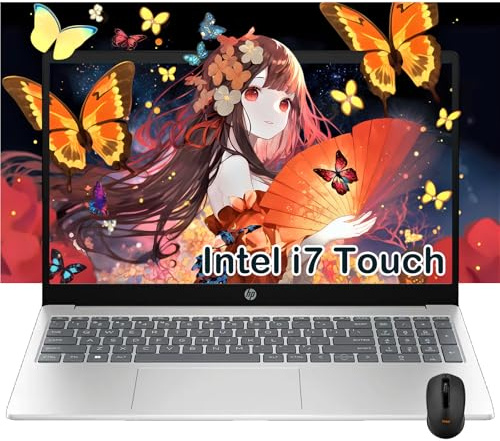 HP Pavilion Laptop - 10 Core 12 Thread Intel i7-1255U - College Student School 15,6 - Grafica Iris Xe - 16 GB di RAM - SSD da 1 TB - 2024 - USB C - Wi-Fi 6 - W/caricabatterie rapido